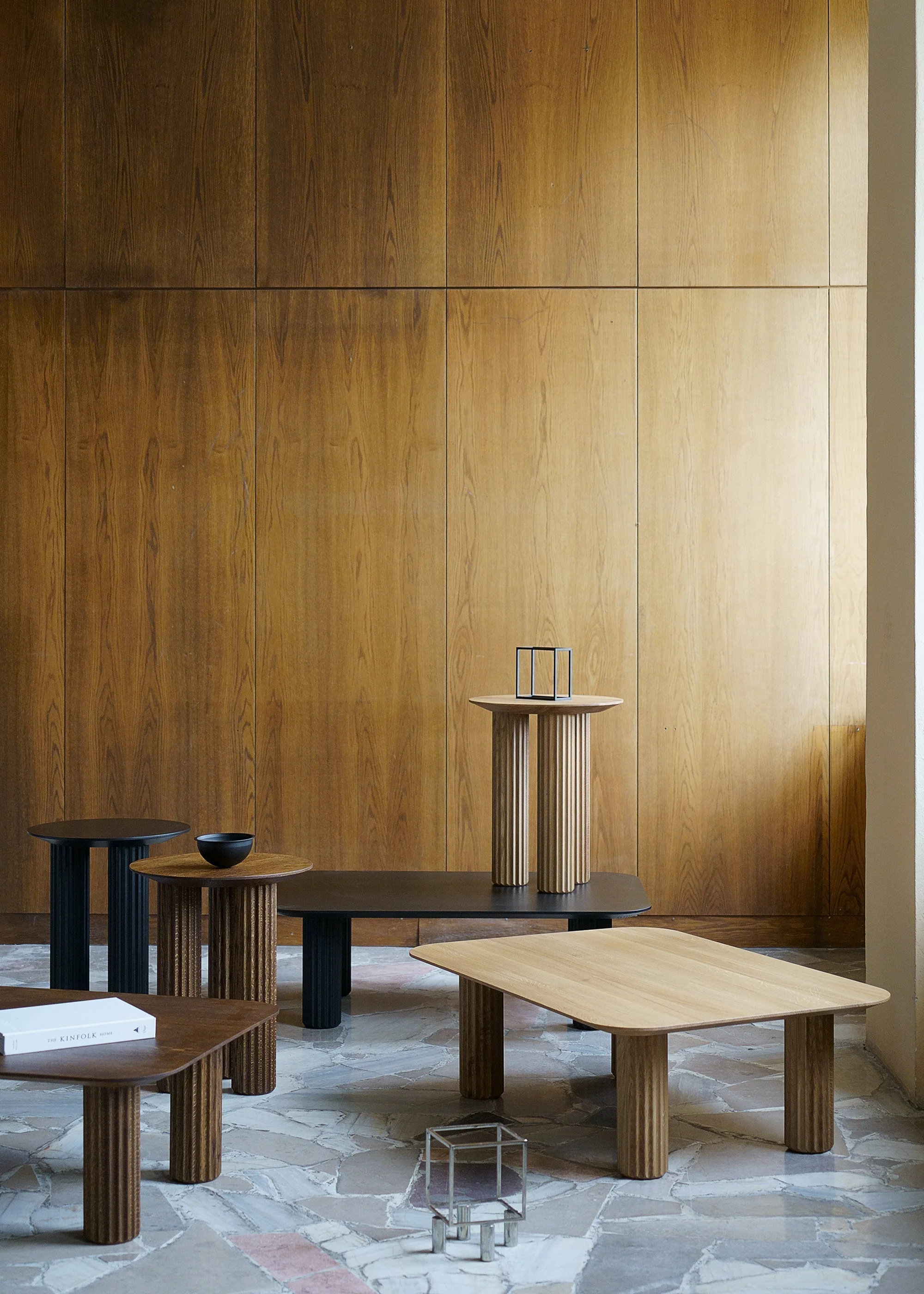 FILAR LOW coffee table / Dark oak - Image 4